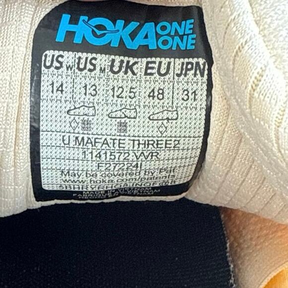 Hoka One One U Mafate Three2 Unisex Sneakers 1141572 WR- SZ M 13- W 14 main image 7